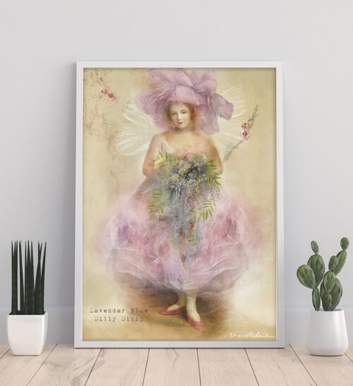 Lavender Rose - 11X14” Art Print by Charlotte Bird