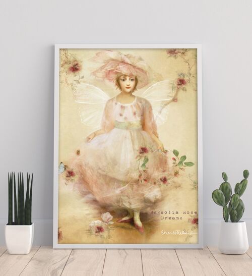 Magnolia Rose - 11X14” Art Print by Charlotte Bird