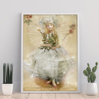 La rose d'hiver - 11X14" Art Print par Charlotte Bird