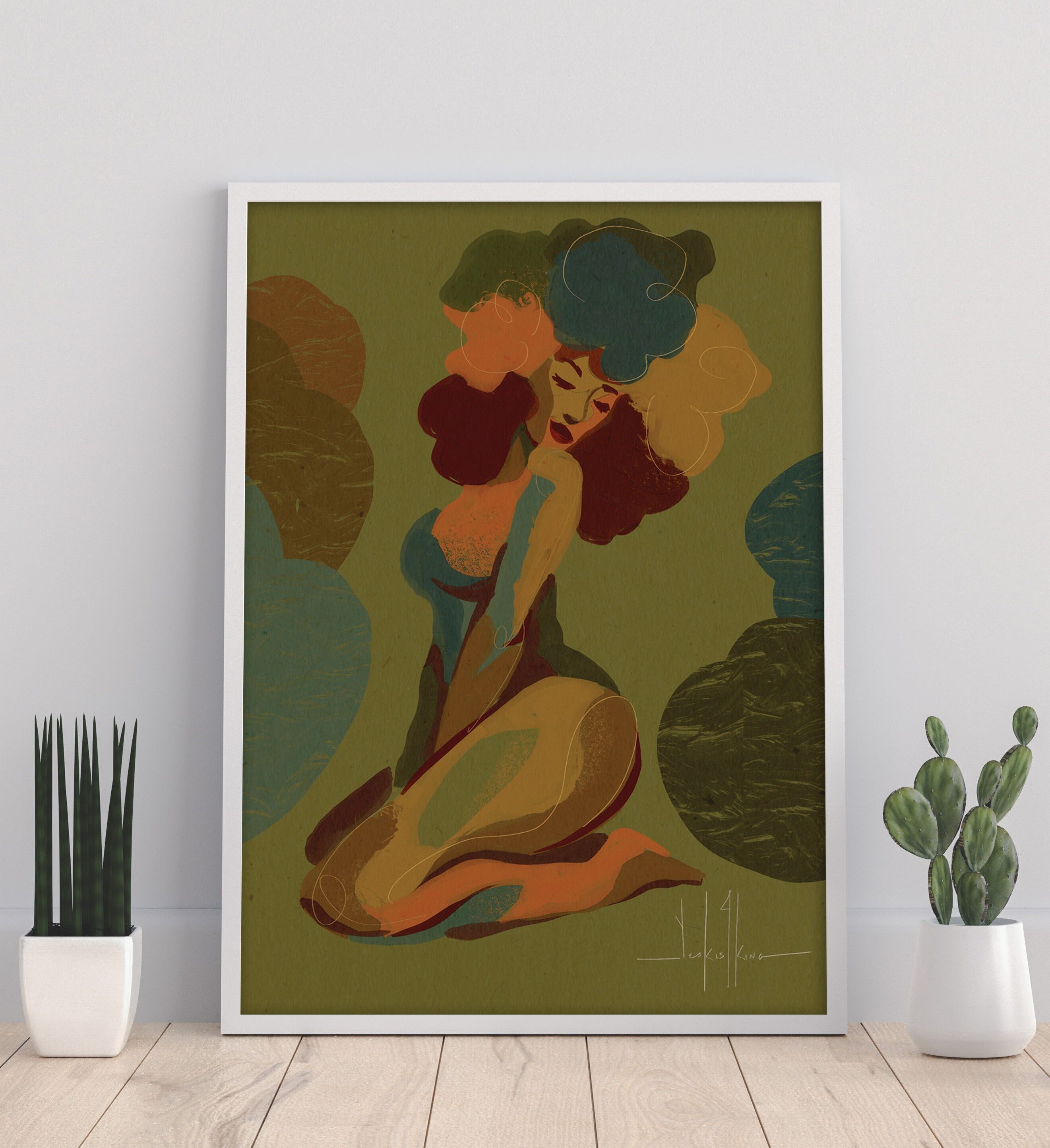 Fall Into Place - 11X14" Art Print par David Coleman Jr.