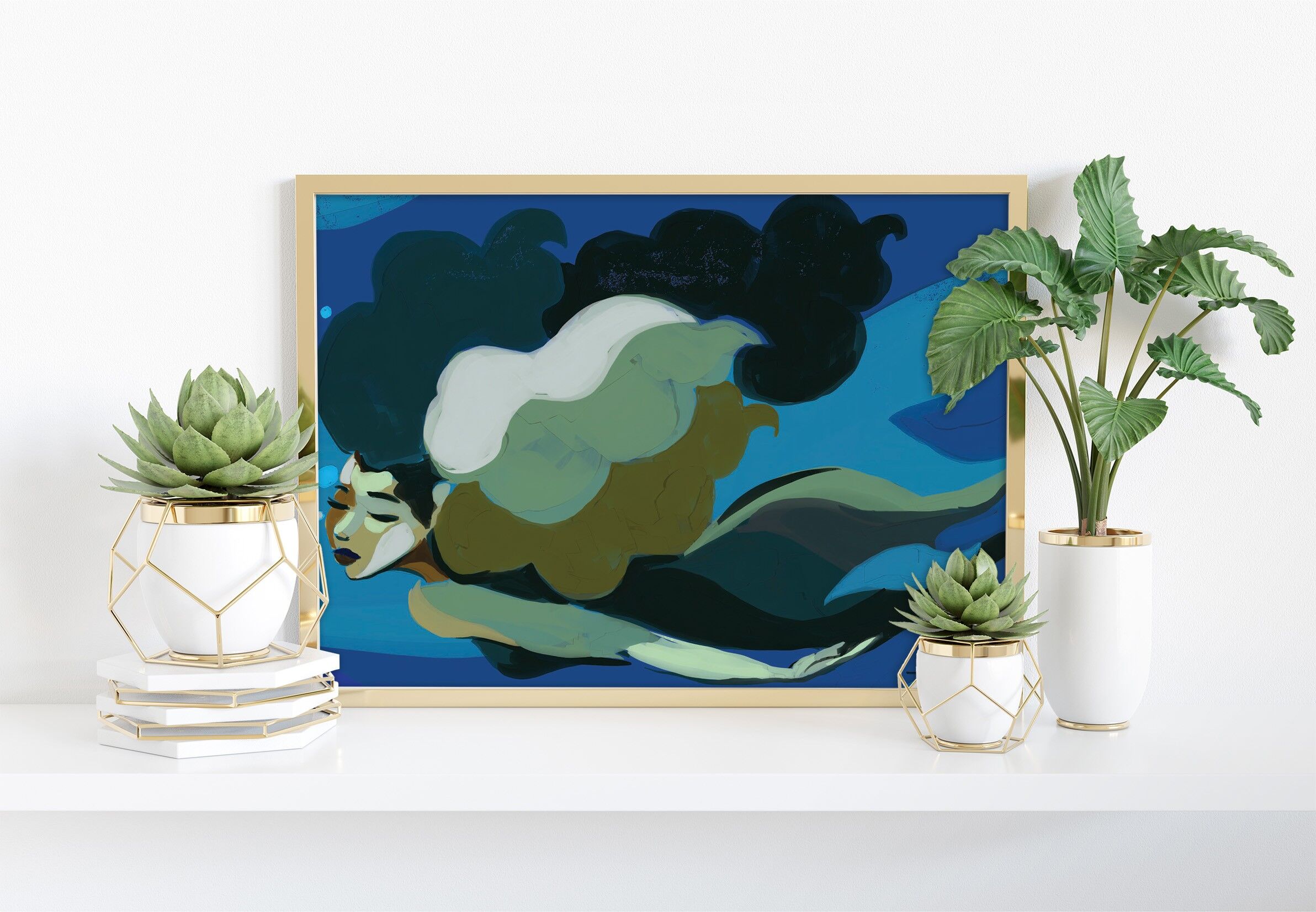 Keep Swimming - 11X14" Kunstdruck von David Coleman Jr.