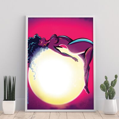 Nu sur la lune - 11X14" Art Print par David Coleman Jr.