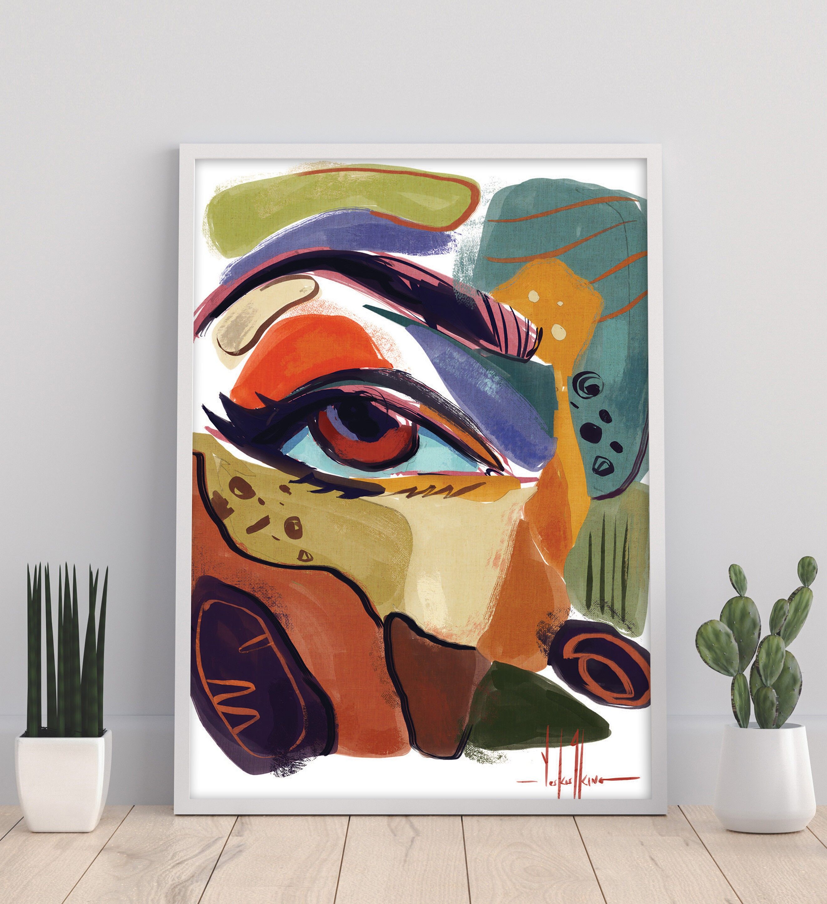 La ventana - Impresión artística de 11X14" de David Coleman Jr.