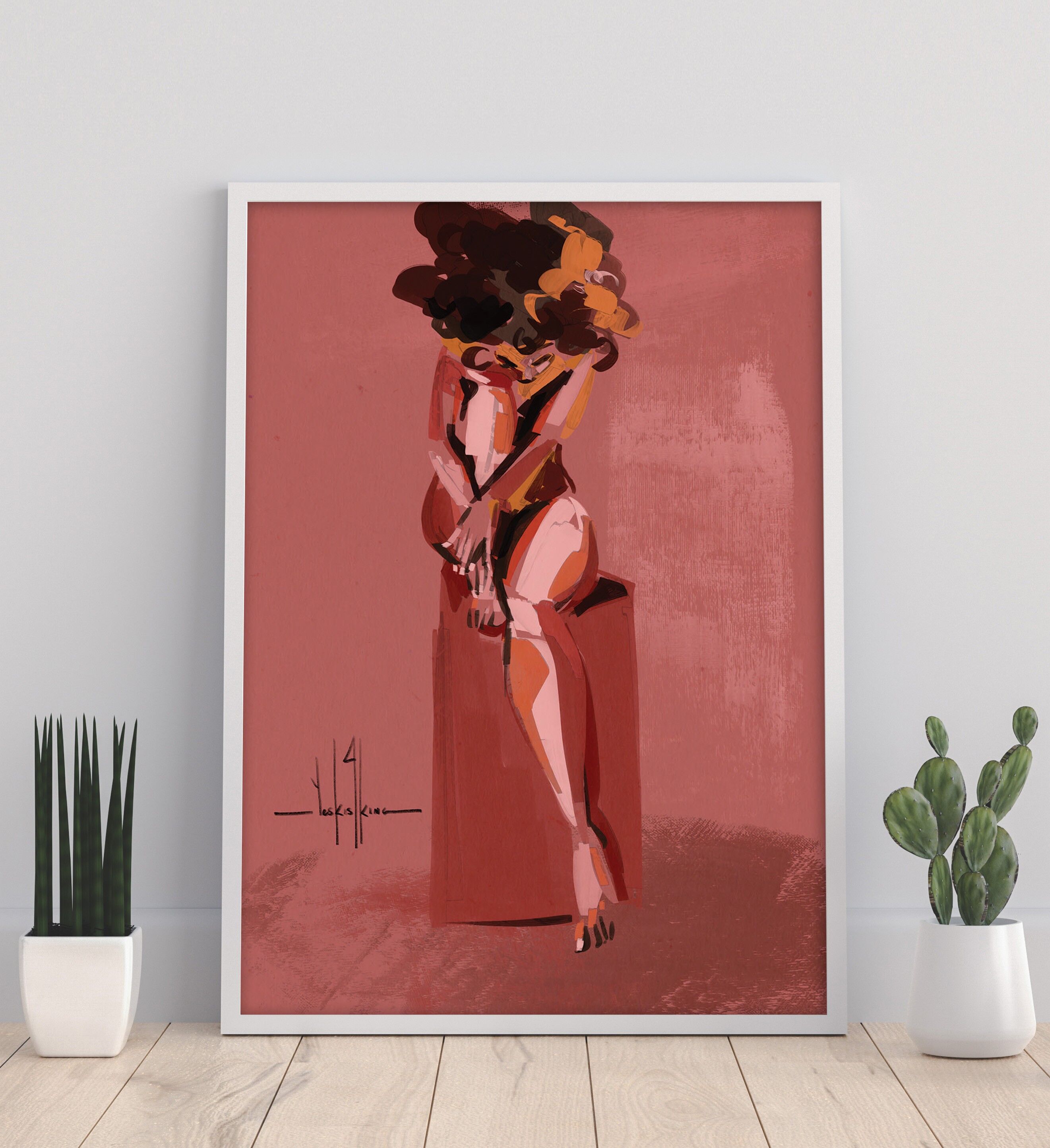 Hora de crecer: impresión artística de 11 x 14 pulgadas de David Coleman Jr.