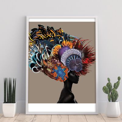 Crowning Glory I -11X14” Art Print by Carol Muthiga-Oyekunle