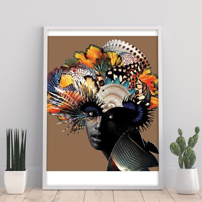 Mascarada - 11X14" Impresión de arte por Carol Muthiga-Oyekunle