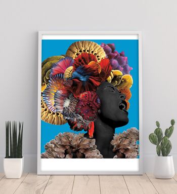 Le Blues - 11X14" Art Print par Carol Muthiga-Oyekunle