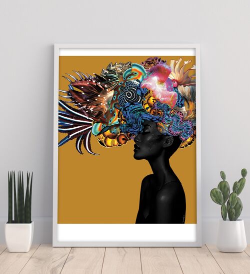 Crowning Glory II 11X14” Art Print by Carol Muthiga-Oyekunle