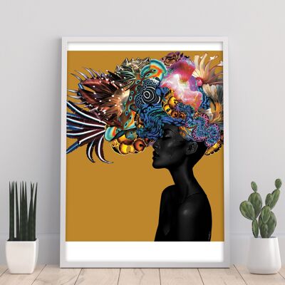 Crowning Glory II 11X14” Art Print by Carol Muthiga-Oyekunle