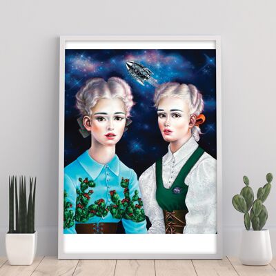 Astronaut's Wives - 11X14” Art Print by Liva Pakalne Fanelli