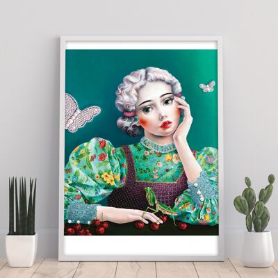 Ophelia In Gucci - 11X14” Art Print by Liva Pakalne Fanelli
