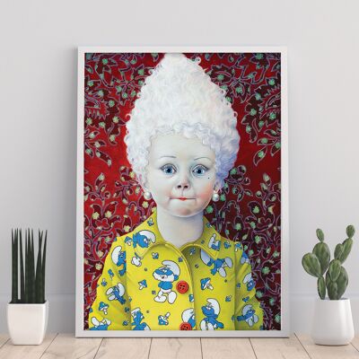 Schlumpfmädchen – 11 x 14 Zoll Kunstdruck von Liva Pakalne Fanelli
