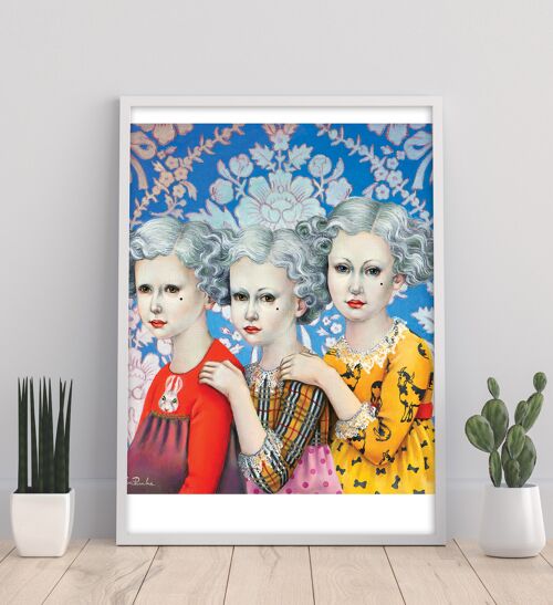 Three Sisters - 11X14” Art Print by Liva Pakalne Fanelli