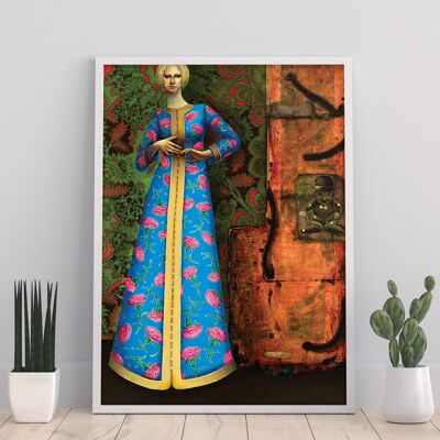 Girl With Long Dress 11X14” Art Print - Liva Pakalne Fanelli