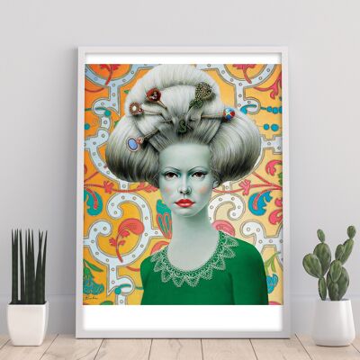 Baroque Girl - 11X14” Art Print by Liva Pakalne Fanelli