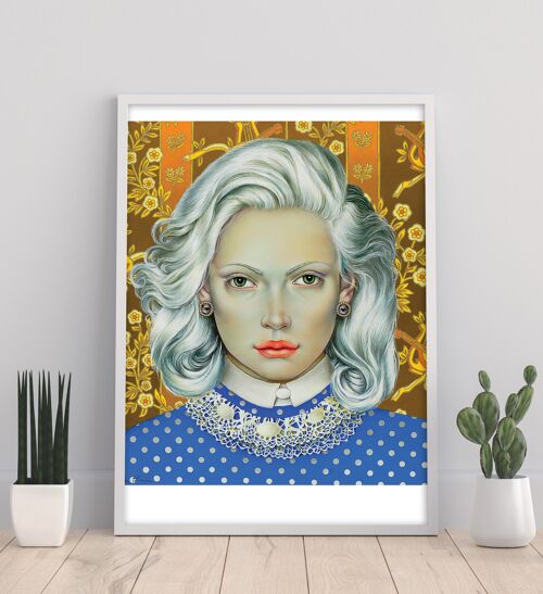 Girl With White Hair 11X14” Art Print - Liva Pakalne Fanelli