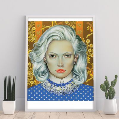 Girl With White Hair 11X14” Art Print - Liva Pakalne Fanelli