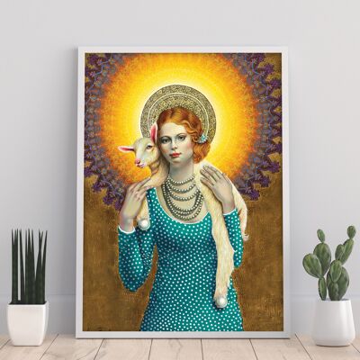 Saint Girl - 11X14” Art Print by Liva Pakalne Fanelli