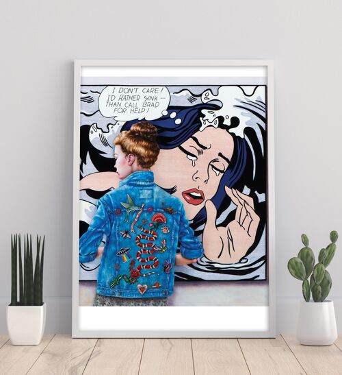 Lichtenstein Art Lover - 11X14” Art Print