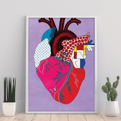 Pop HeArt - 11 x 14" stampa d'arte di Liva Pakalne Fanelli