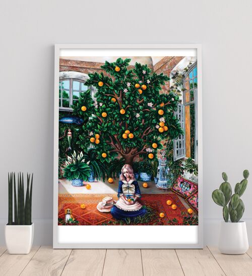 Orange Tree - 11X14” Art Print by Liva Pakalne Fanelli