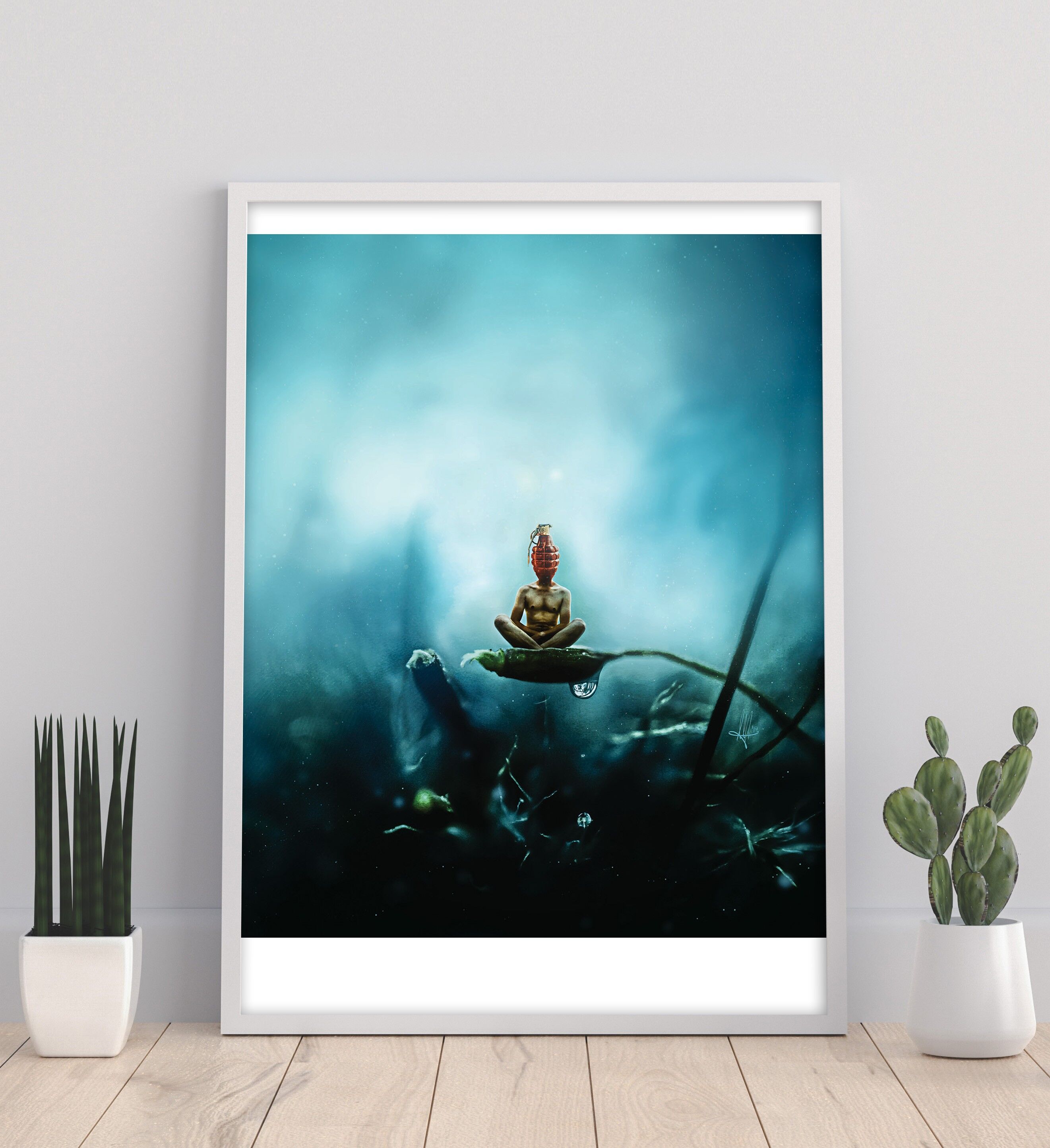 灰色のアルカディア anniversary Art works Buy wholesale Silence - 11X14” Art Print by Mario Sanchez Nevado
