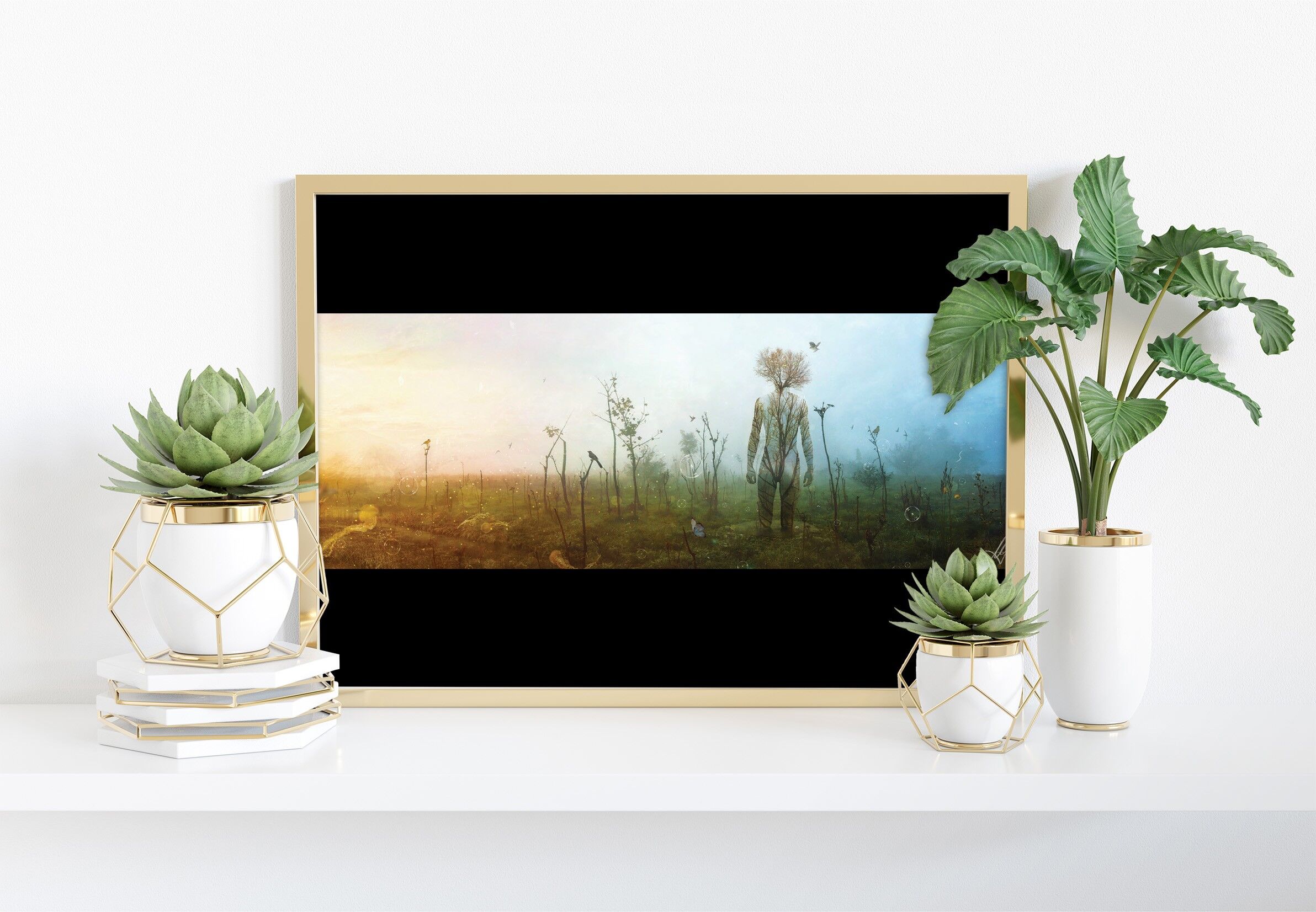 Interne Landschaften 11 x 14 Zoll Kunstdruck von Mario Sanchez Nevado