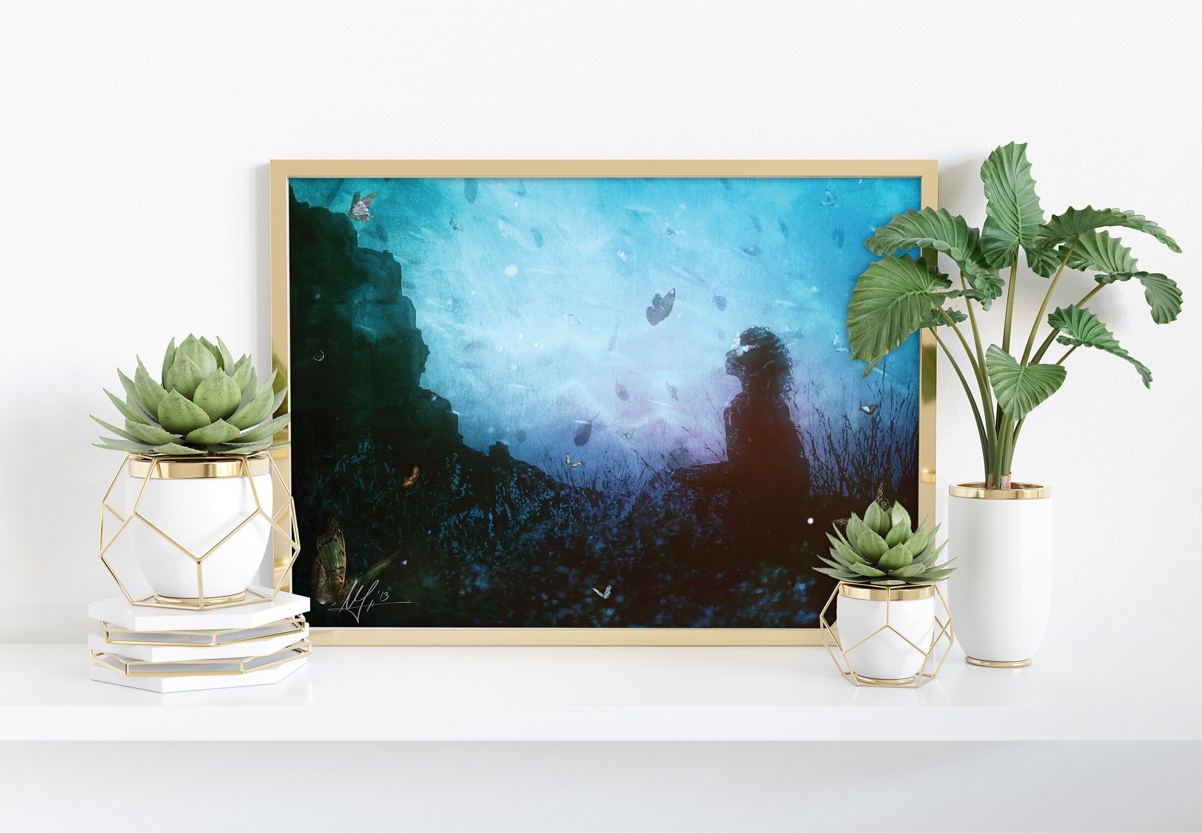 Shattered Memories -11X14" Kunstdruck von Mario Sanchez Nevado