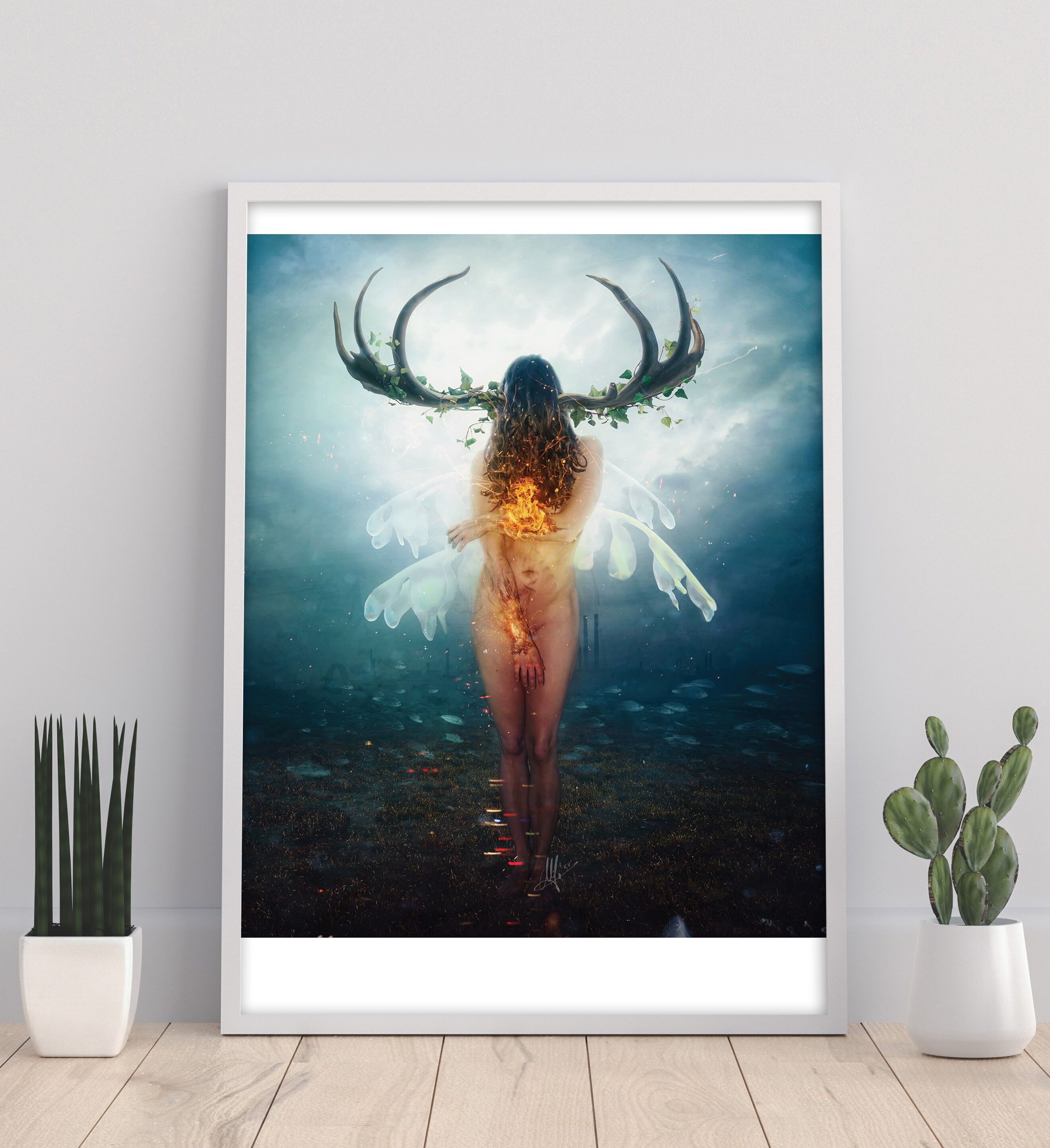 Shelter - 11X14" Kunstdruck von Mario Sanchez Nevado