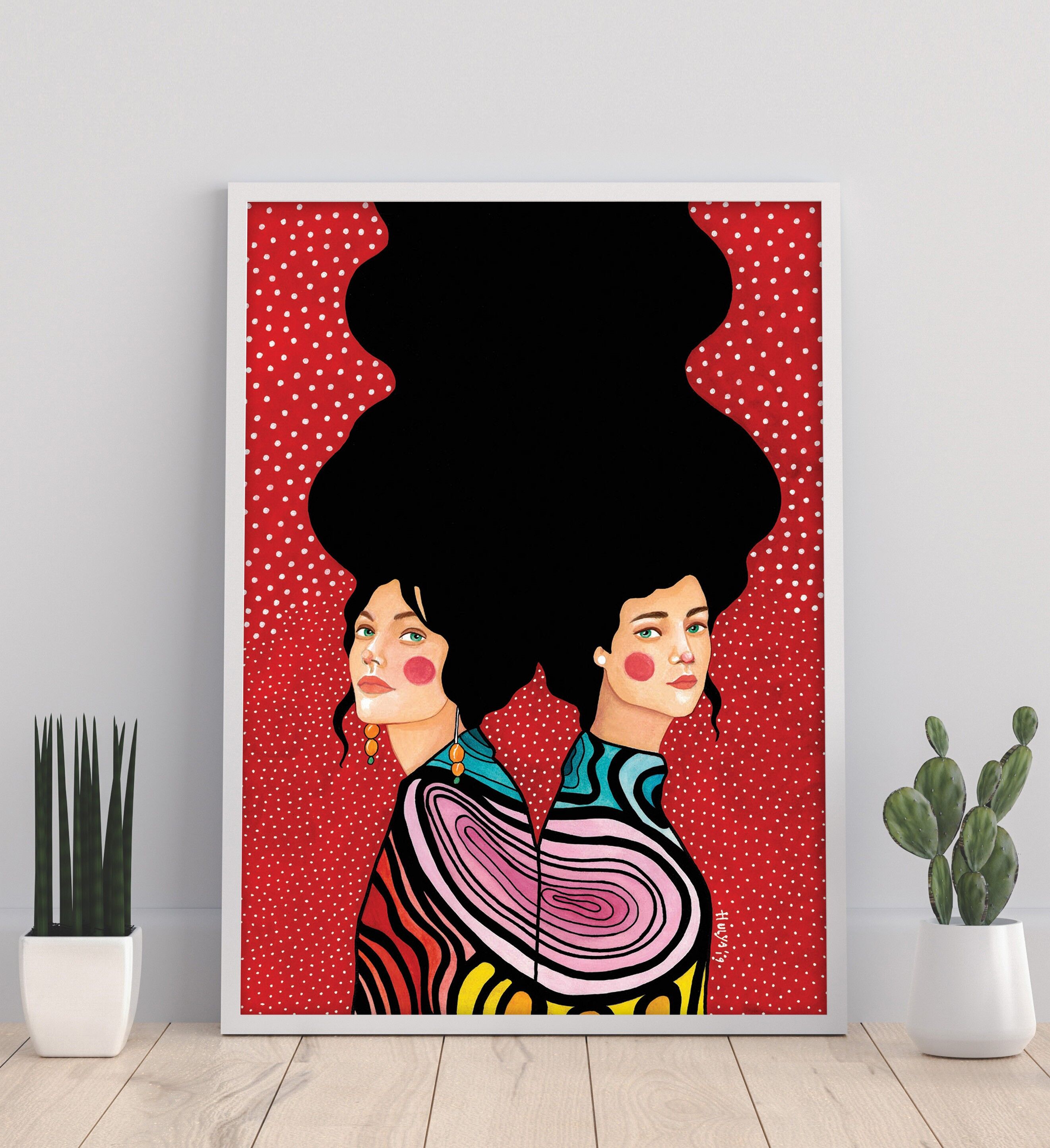 Nessuna ragione o rima - 11 x 14" stampa d'arte di Hülya Özdemir