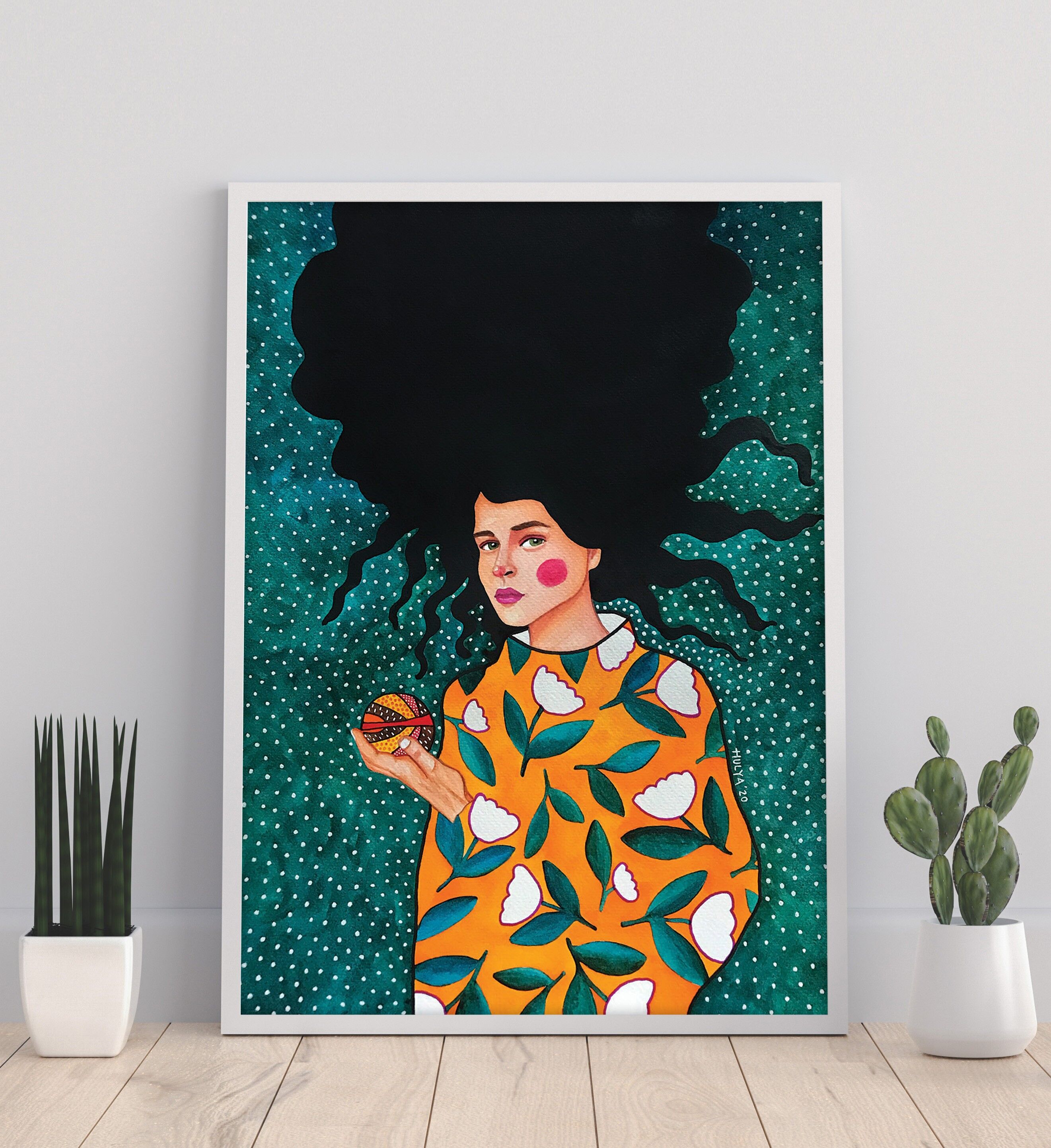 Semplice ma sorprendentemente - 11 x 14" stampa artistica di Hülya Özdemir