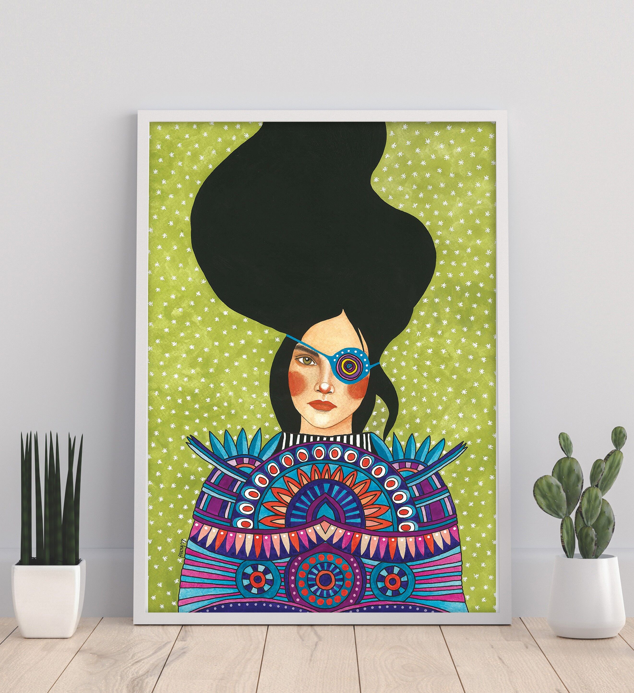 Je te verrai bientôt - Impression d'art 11X14" par Hülya Özdemir