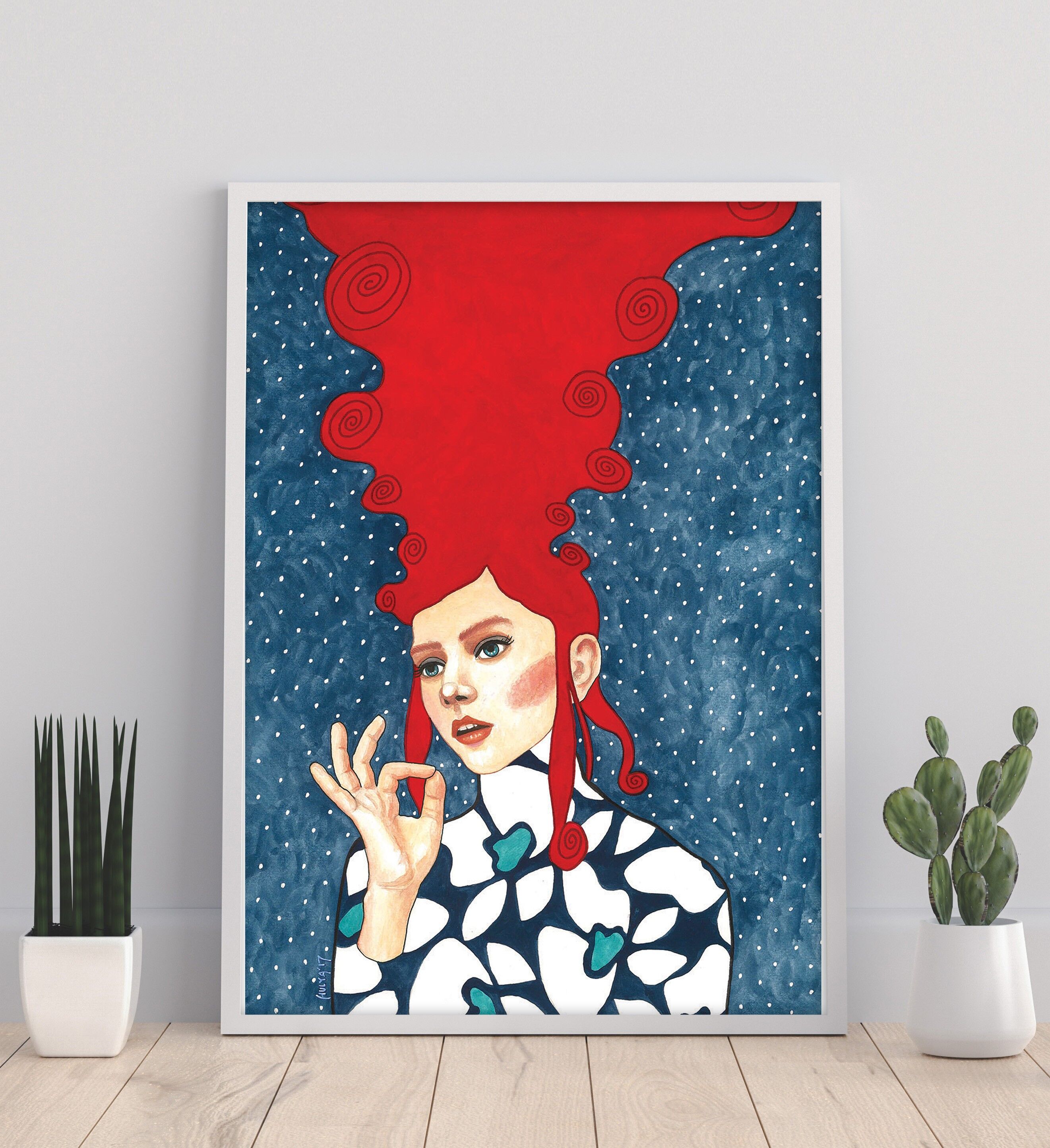 Le Temps Est Bon - 11 x 14" stampa d'arte di Hülya Özdemir