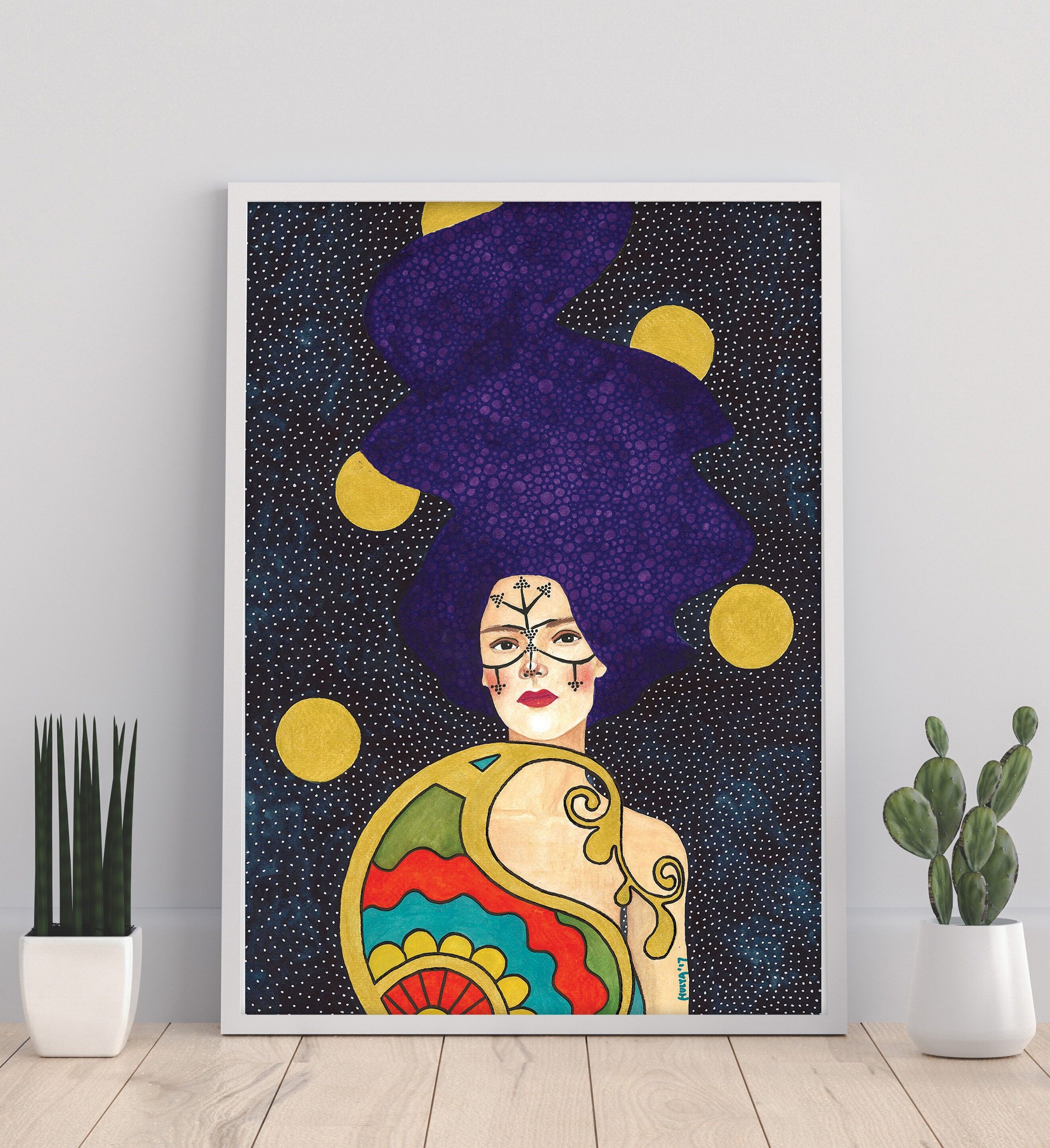 Make A Space For My Body - 11X14” Art Print by Hülya Özdemir