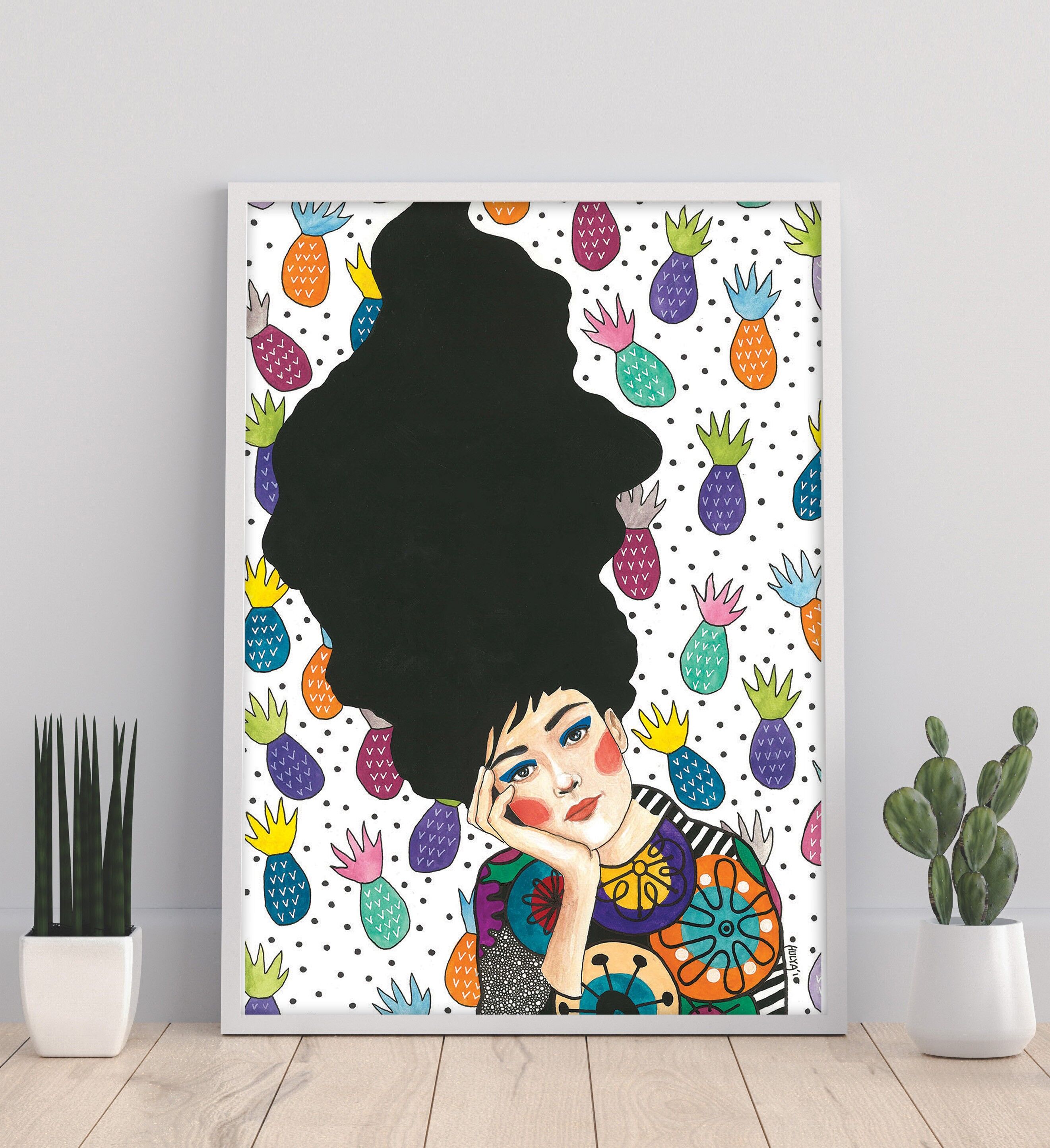 Non così difficile da trovare - Stampa artistica 11 x 14" di Hülya Özdemir