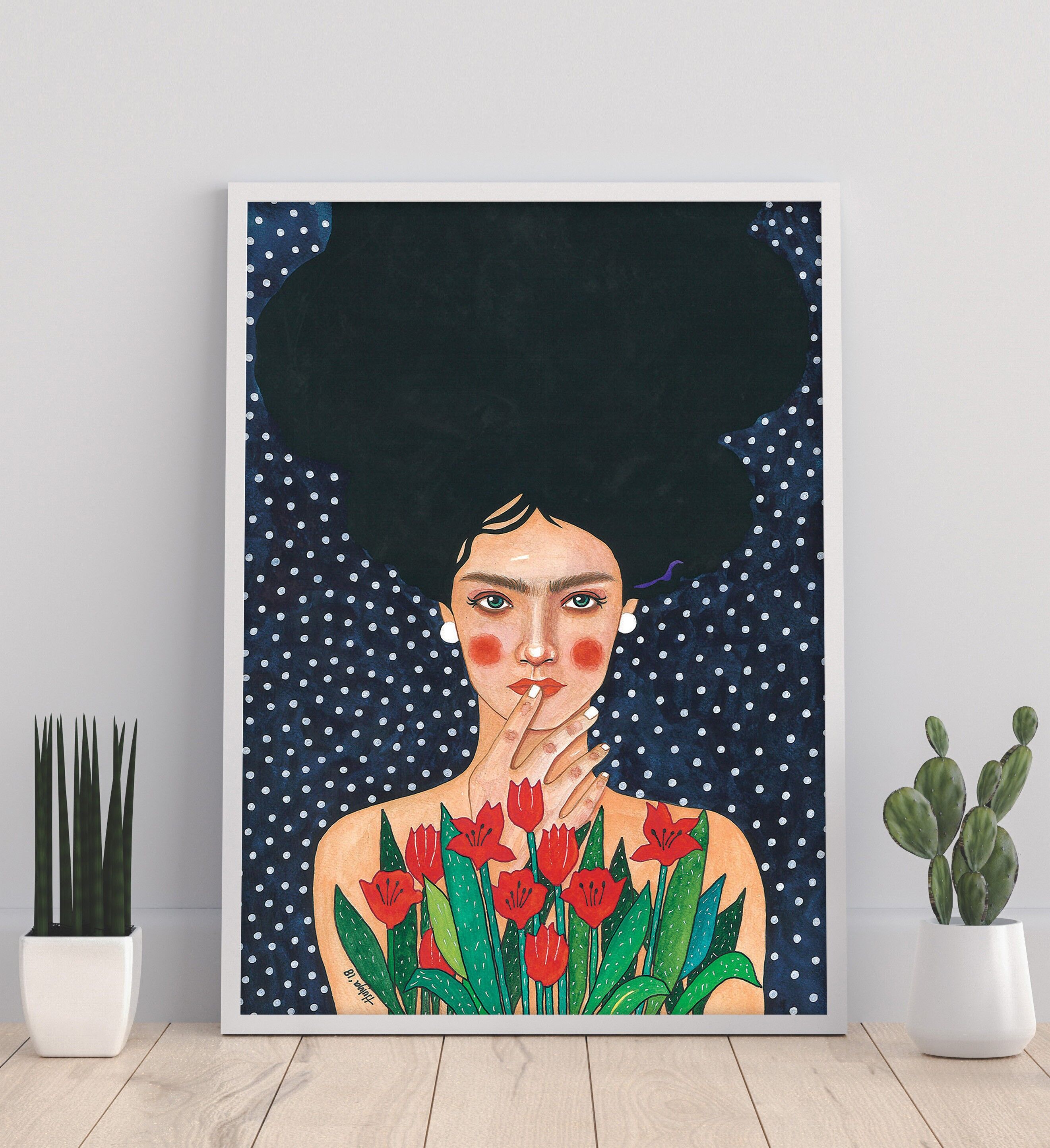 Osservato - 11X14" Stampa artistica di Hülya Özdemir