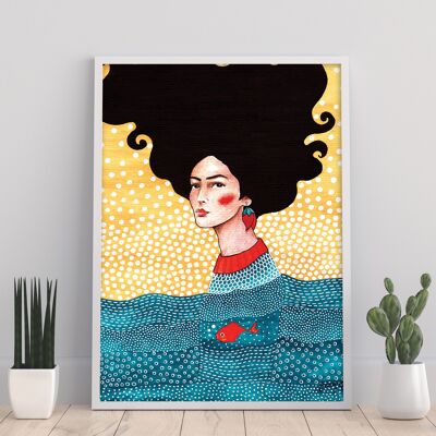 Darunter und drinnen – 11 x 14 Zoll Kunstdruck von Hülya Özdemir