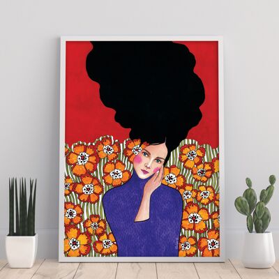 La maschera che indosso è uno - 11 x 14" stampa artistica di Hülya Özdemir