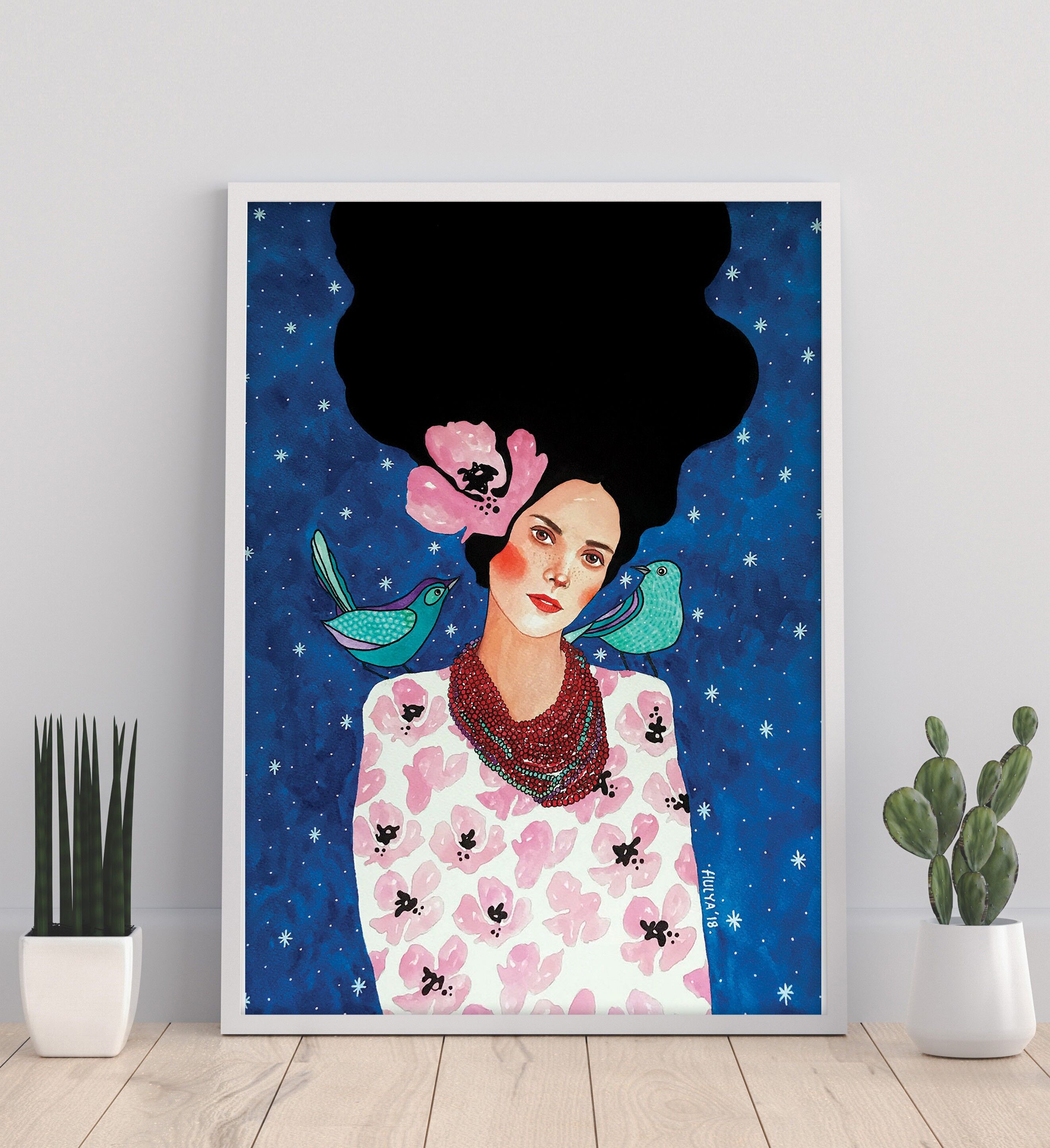 Siamo a casa - Stampa artistica 11 x 14" di Hülya Özdemir