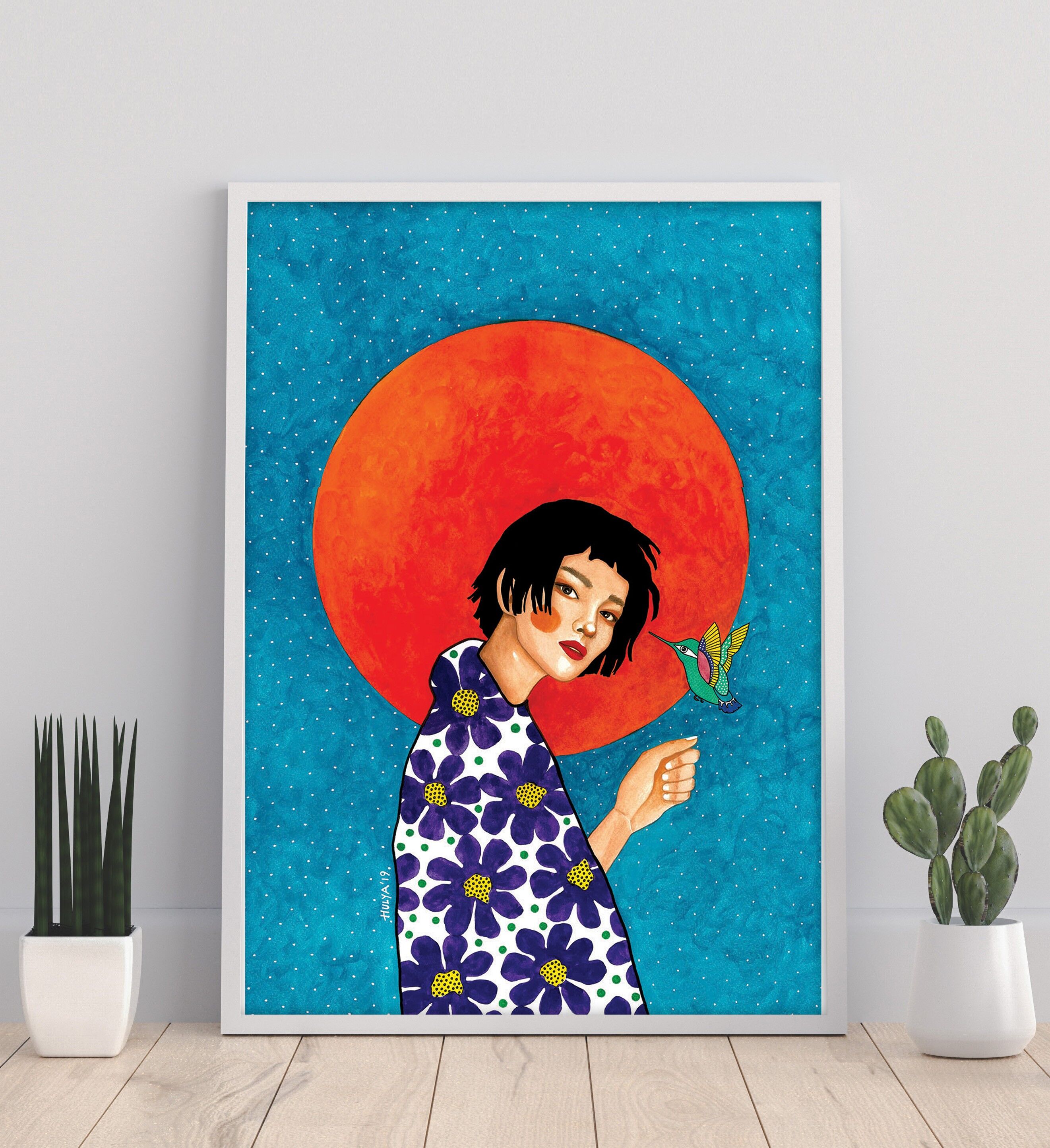 Se me ne andassi mi seguiresti? - Stampa artistica 11X14".