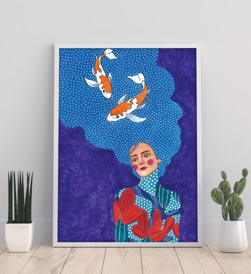 Giving Me A Reason To Stay 11X14” Art Print by Hülya Özdemir