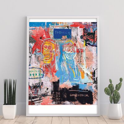 « Style Basquiat II - Impression d'art 11X14 » par PinkPankPunk