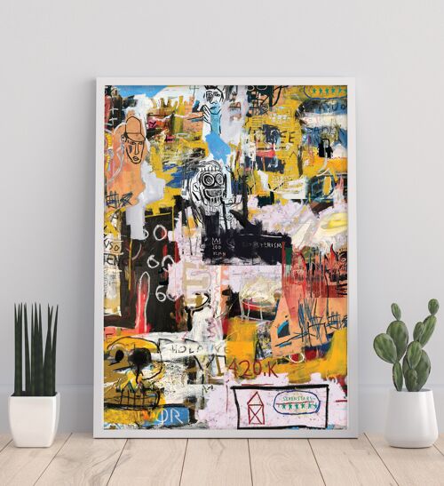 Basquiat World - 11X14” Art Print by PinkPankPunk