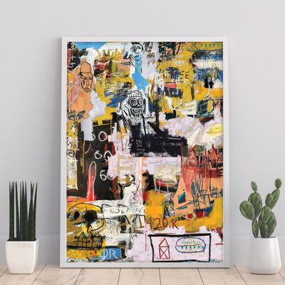 « Monde Basquiat - Impression d'art 11X14 » par PinkPankPunk