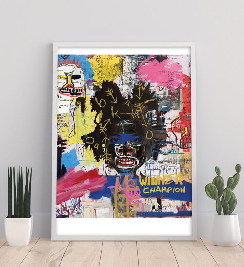 Portrait of Basquiat - 11X14” Art Print by PinkPankPunk