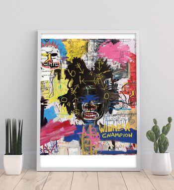 Portrait de Basquiat - Impression d'art 11X14" par PinkPankPunk