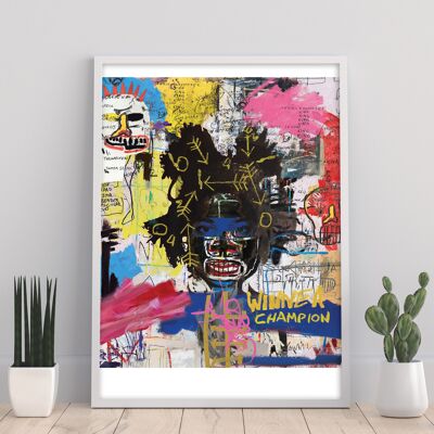 Portrait of Basquiat - 11X14” Art Print by PinkPankPunk