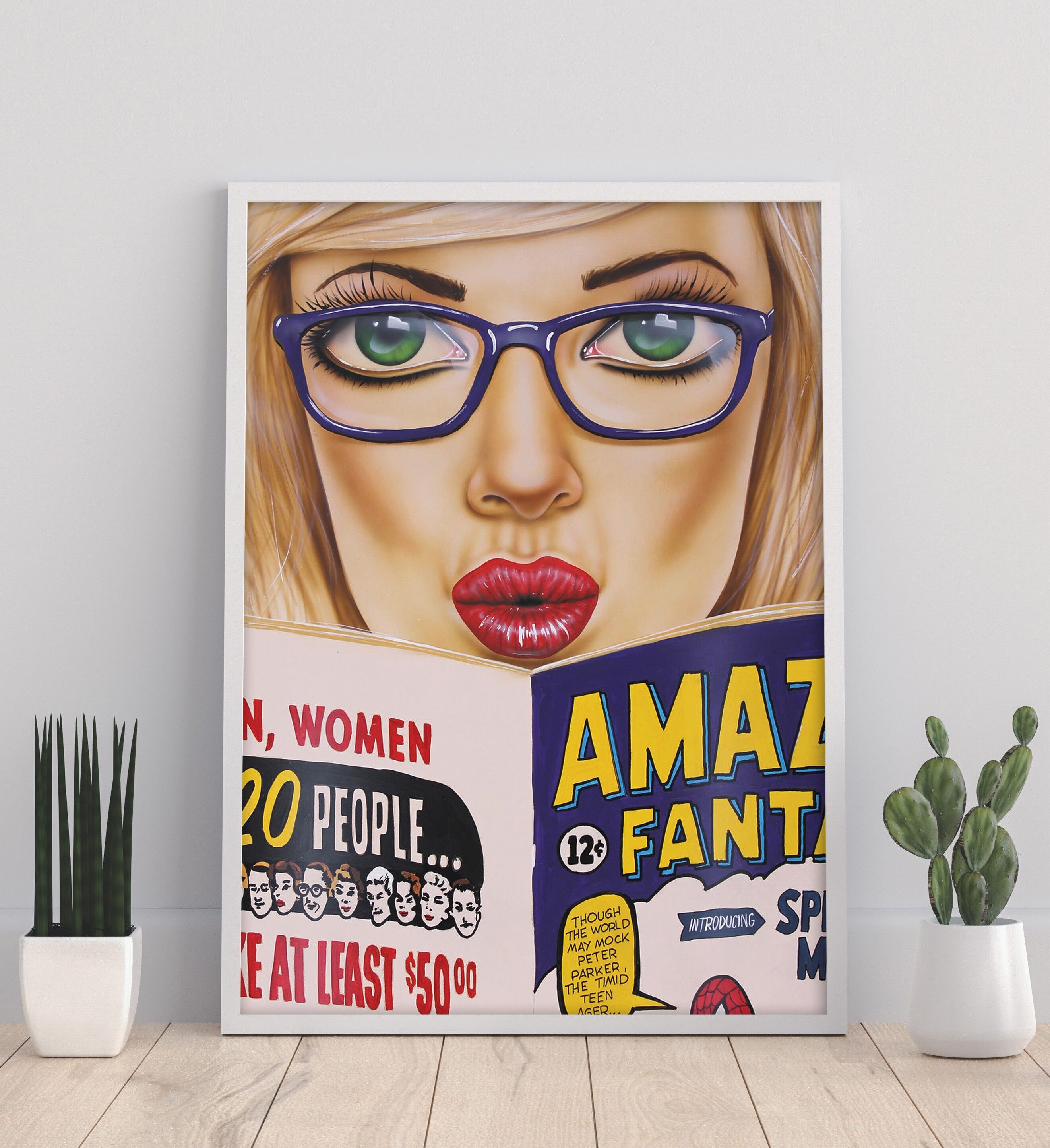 Amazing Read – 11X14” Kunstdruck von Scott Rohlfs