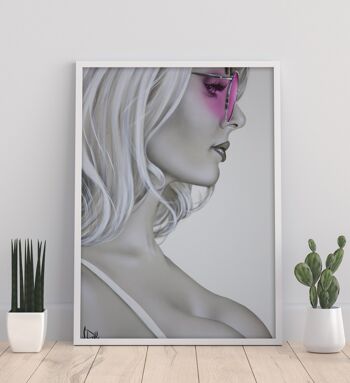 Verres de couleur rose - 11X14" Art Print par Scott Rohlfs