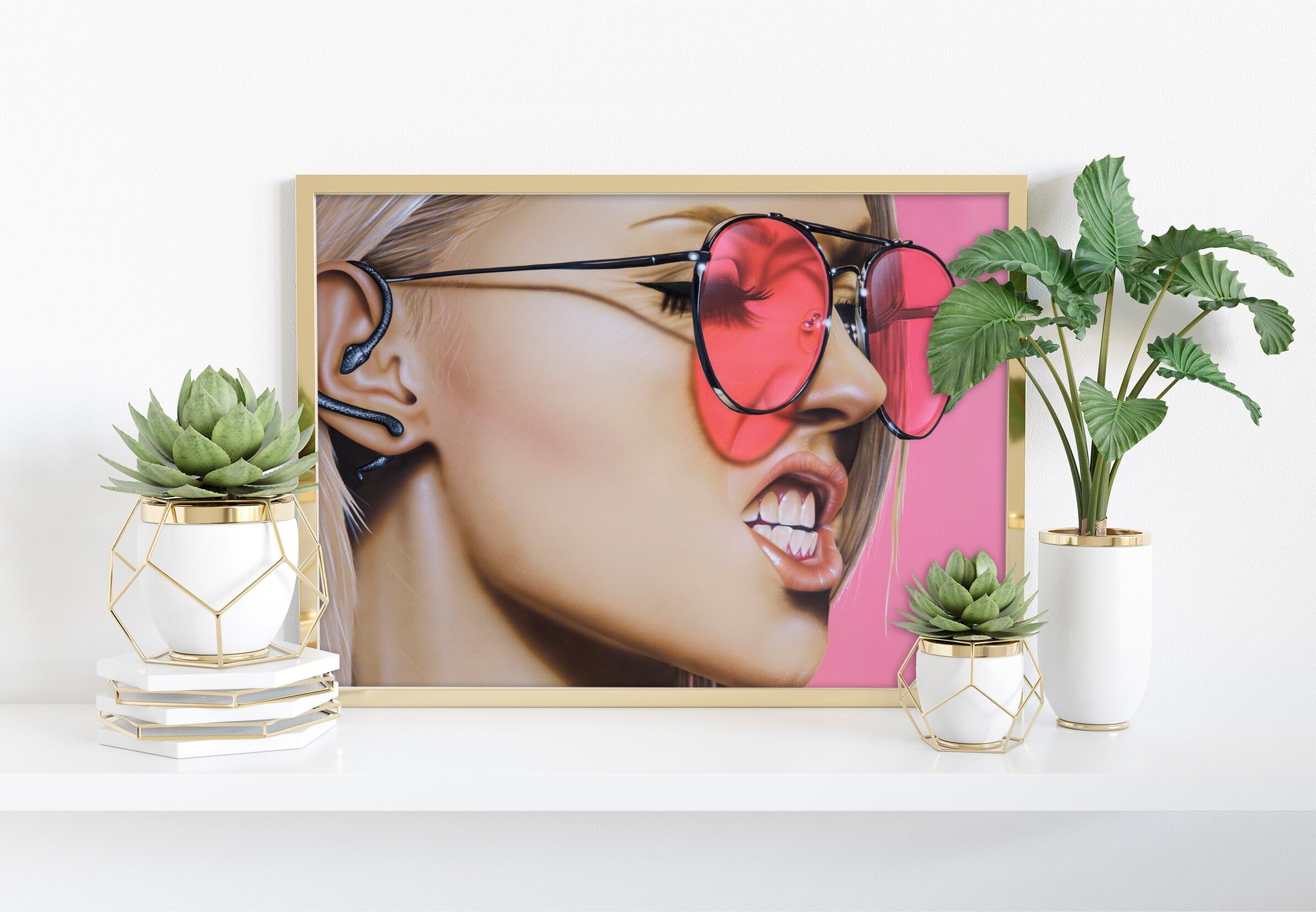 Snake Whisper - 11 x 14" stampa d'arte di Scott Rohlfs